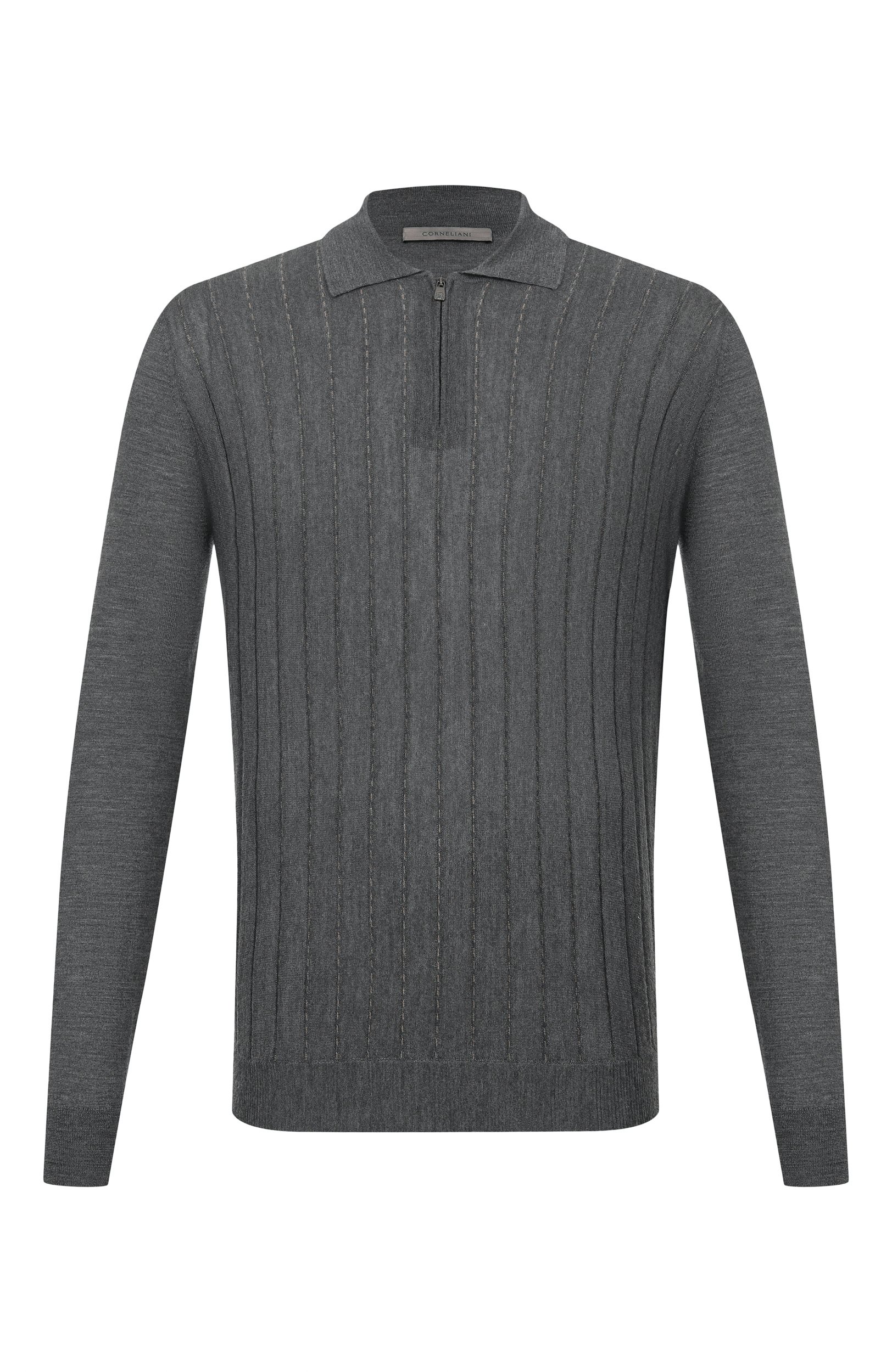 Поло из шерсти и шелка CORNELIANI, арт. 28M563/2A25101, фото 1