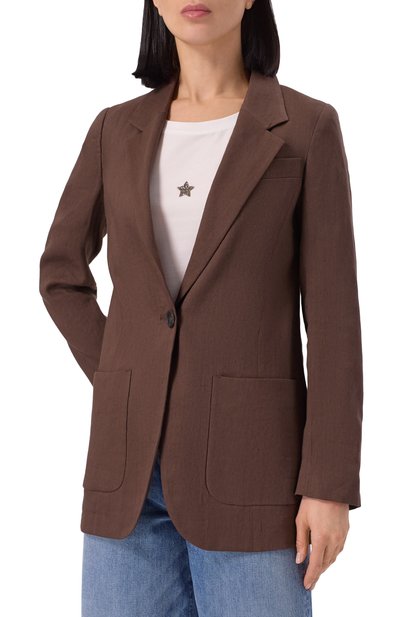 Жакет изо льна и вискозы LORENA ANTONIAZZI, арт. P2550GA02B/3347, фото 3