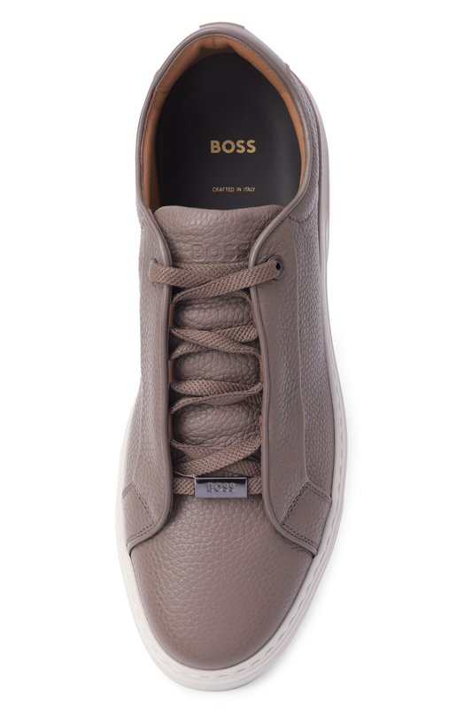 Кожаные кеды Gary BOSS 50545153 Коричневый  50545153 Фото 6