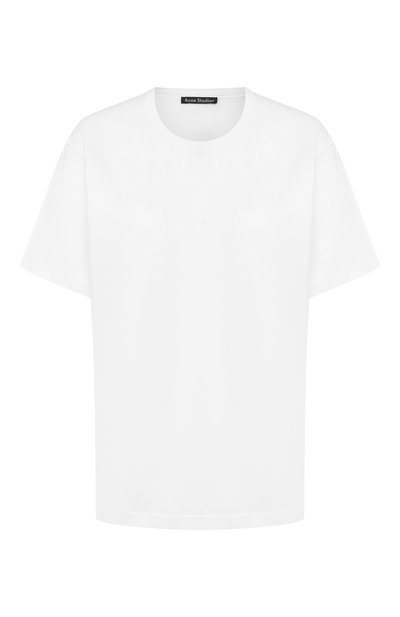 Женская хлопковая футболка ACNE STUDIOS, арт. CL0053/W