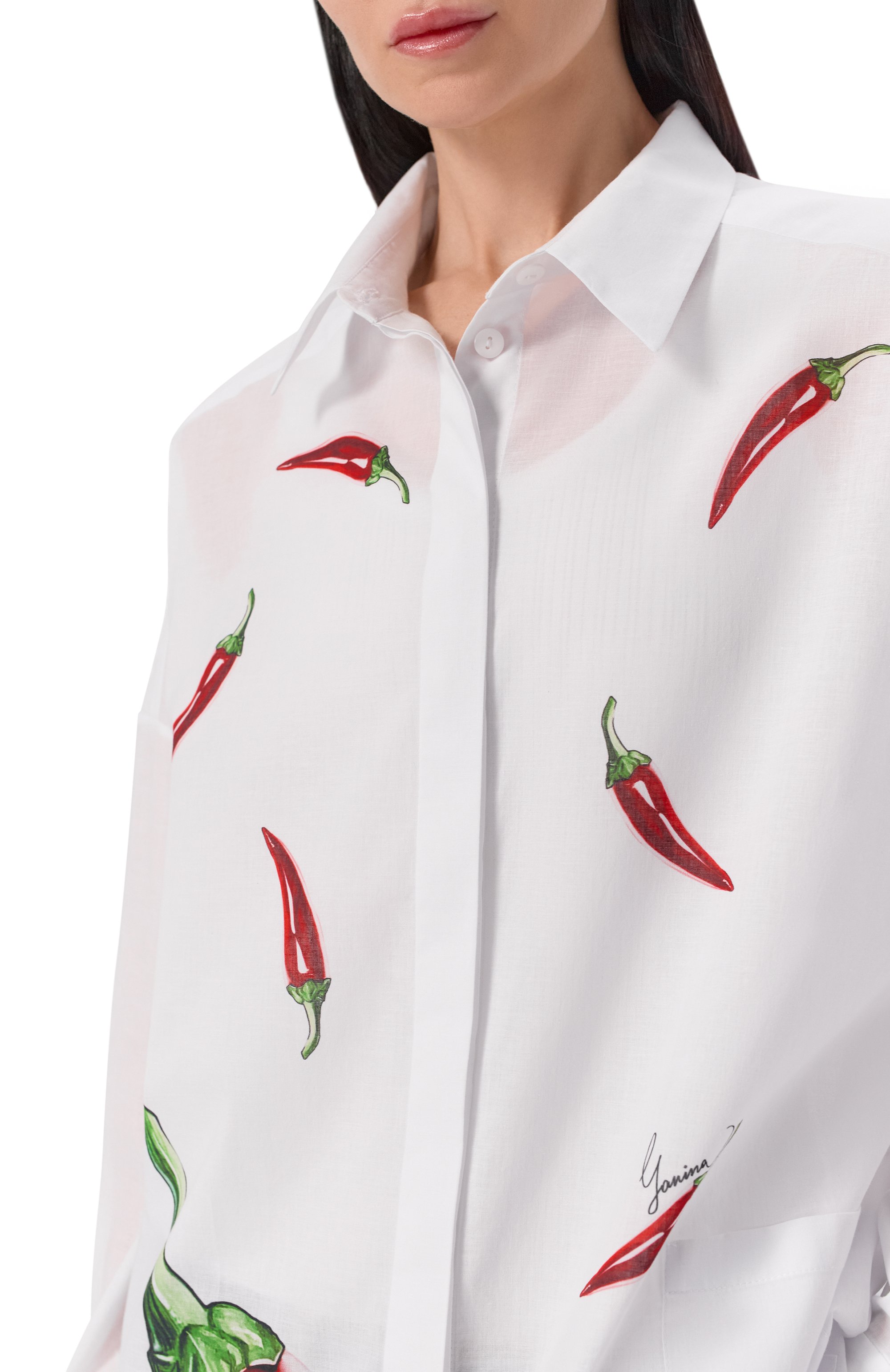 Хлопковая рубашка YANINA, арт. T-3168, фото 5