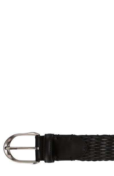 Плетеный ремень с металлической пряжкой ZEGNA, арт. BTREY4/90V1, фото 3