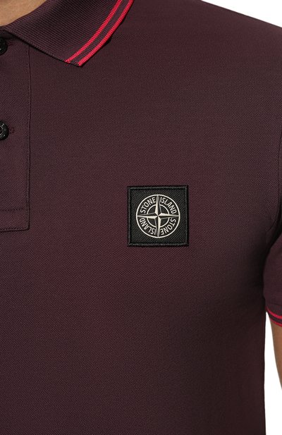 Хлопковое поло STONE ISLAND, арт. 101522S18, фото 5