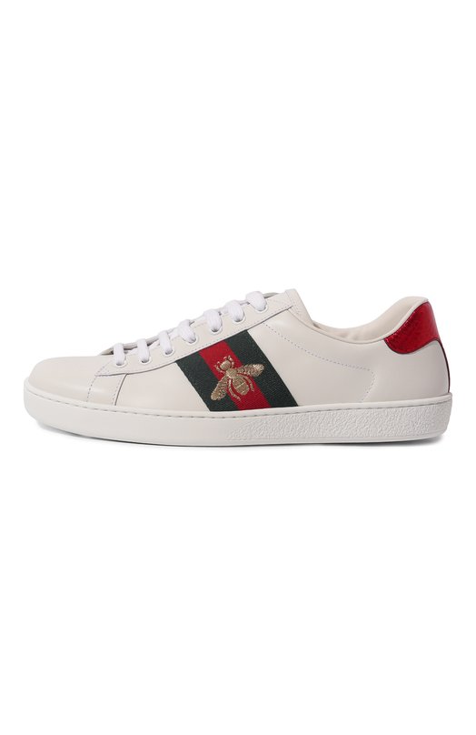 фото Кожаные кеды new ace gucci