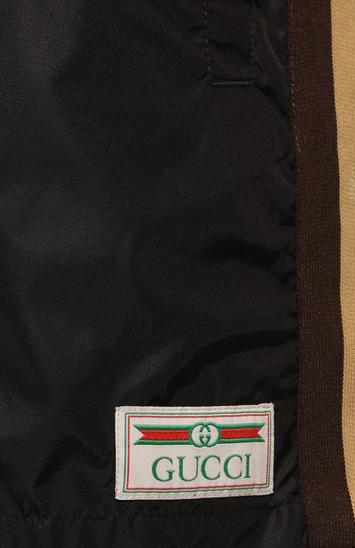 Плавки-шорты GUCCI черного цвета по цене 79200 руб., арт. 599585 XHAC2, фото 4 Плавки-шорты GUCCI, арт. 599585 XHAC2, фото 4