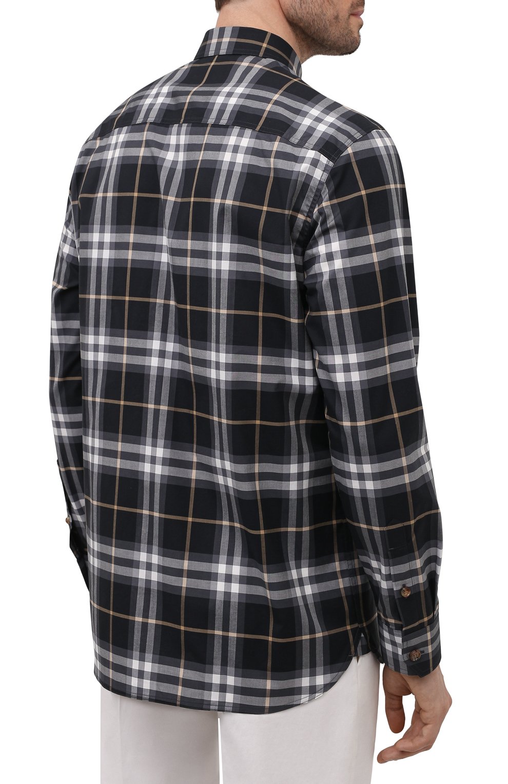 Хлопковая рубашка BURBERRY, арт. 8048147, фото 4