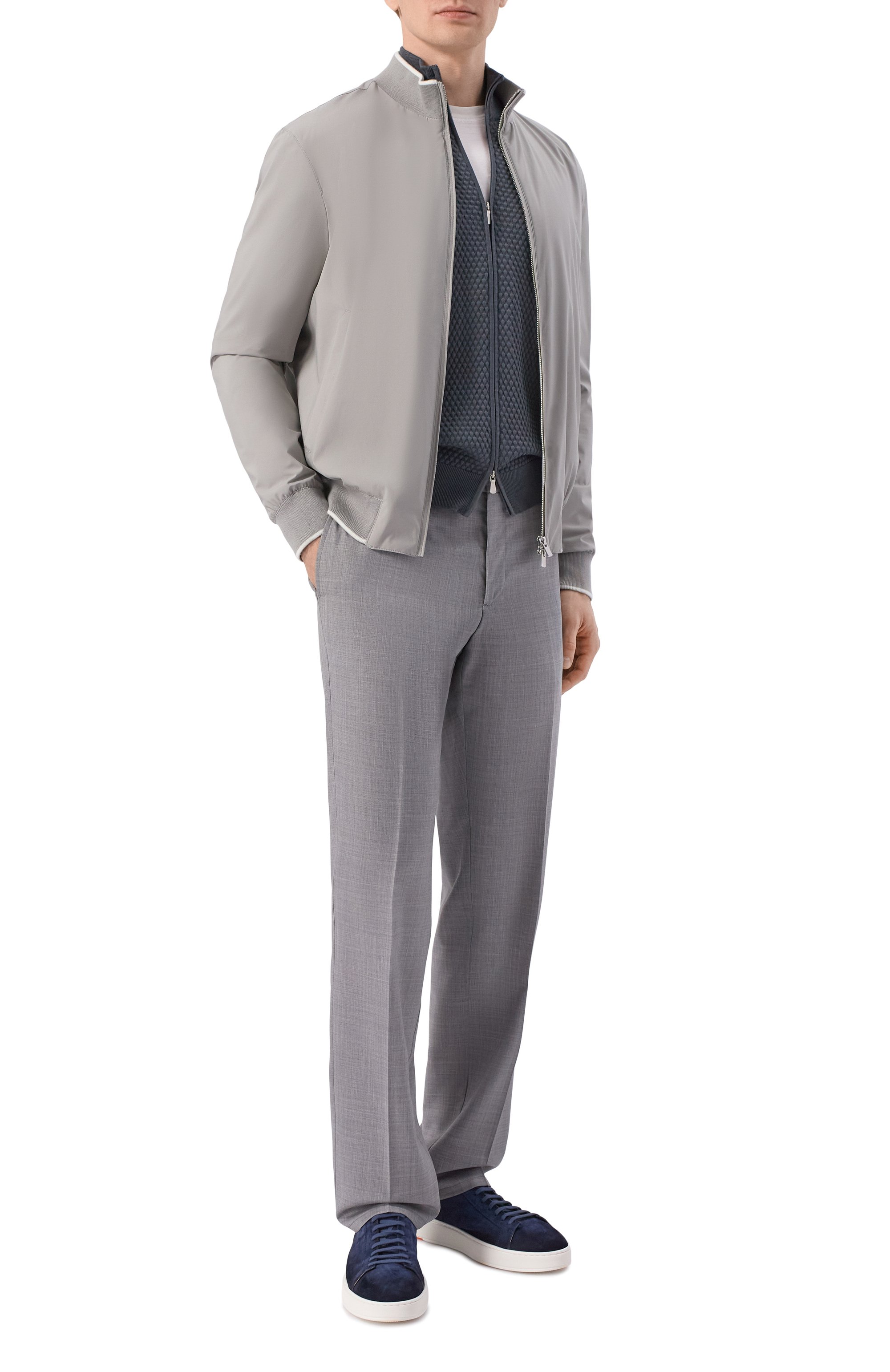 Шерстяные брюки ANDREA CAMPAGNA, арт. SPIAGGIA20/RD1750, фото 2