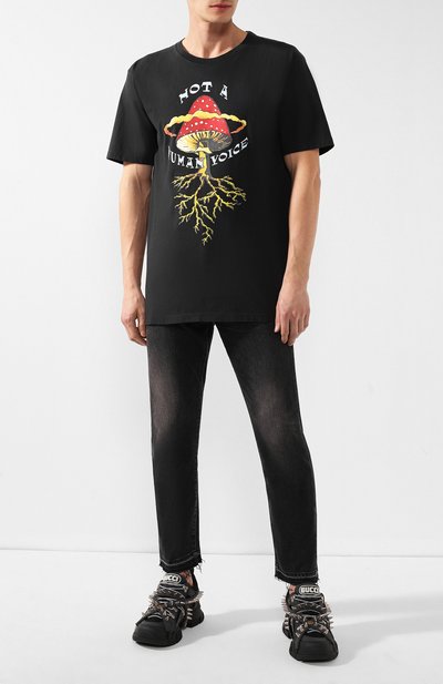 Комбинированные кроссовки flashtrek GUCCI, арт. 576626/9Y070, фото 2