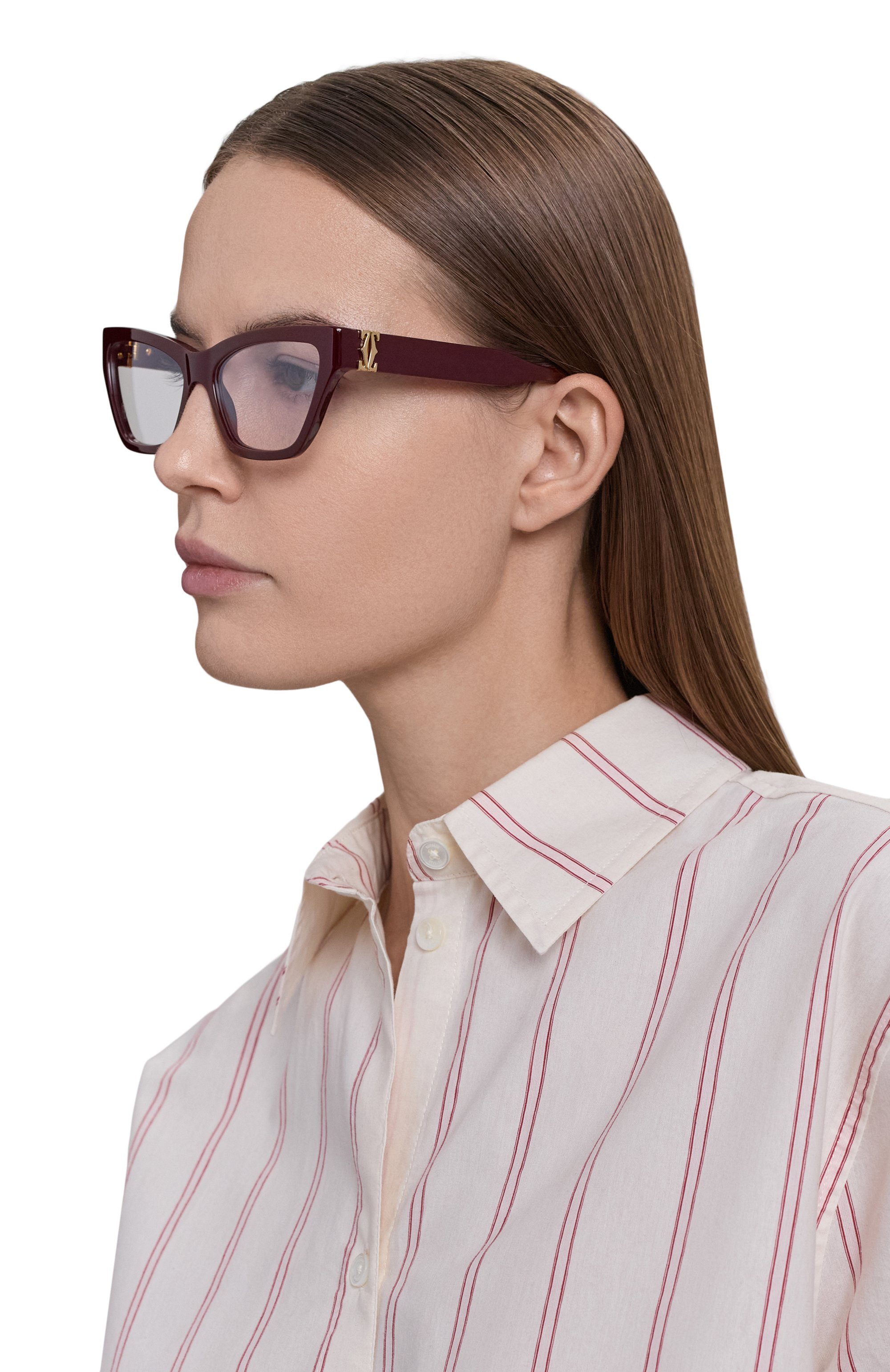 Оправа CARTIER бордового цвета по цене 79100 руб., арт. CT0590 003, фото 2 Оправа CARTIER, арт. CT0590 003, фото 2