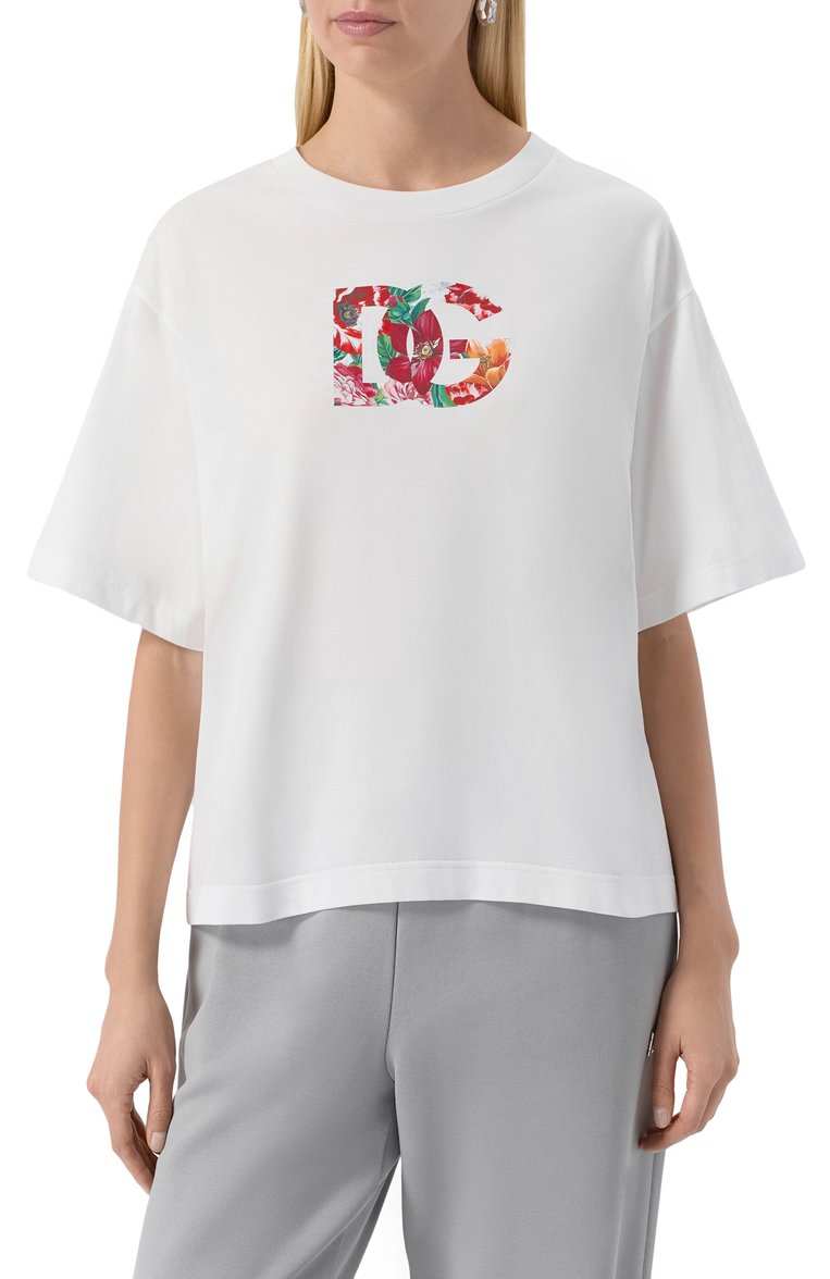 Хлопковая футболка DOLCE & GABBANA, арт. F8V57T/GDC7S, фото 1