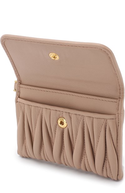 Кожаная визитница на цепочке MIU MIU, арт. 5MC010-N88-F0770, фото 3