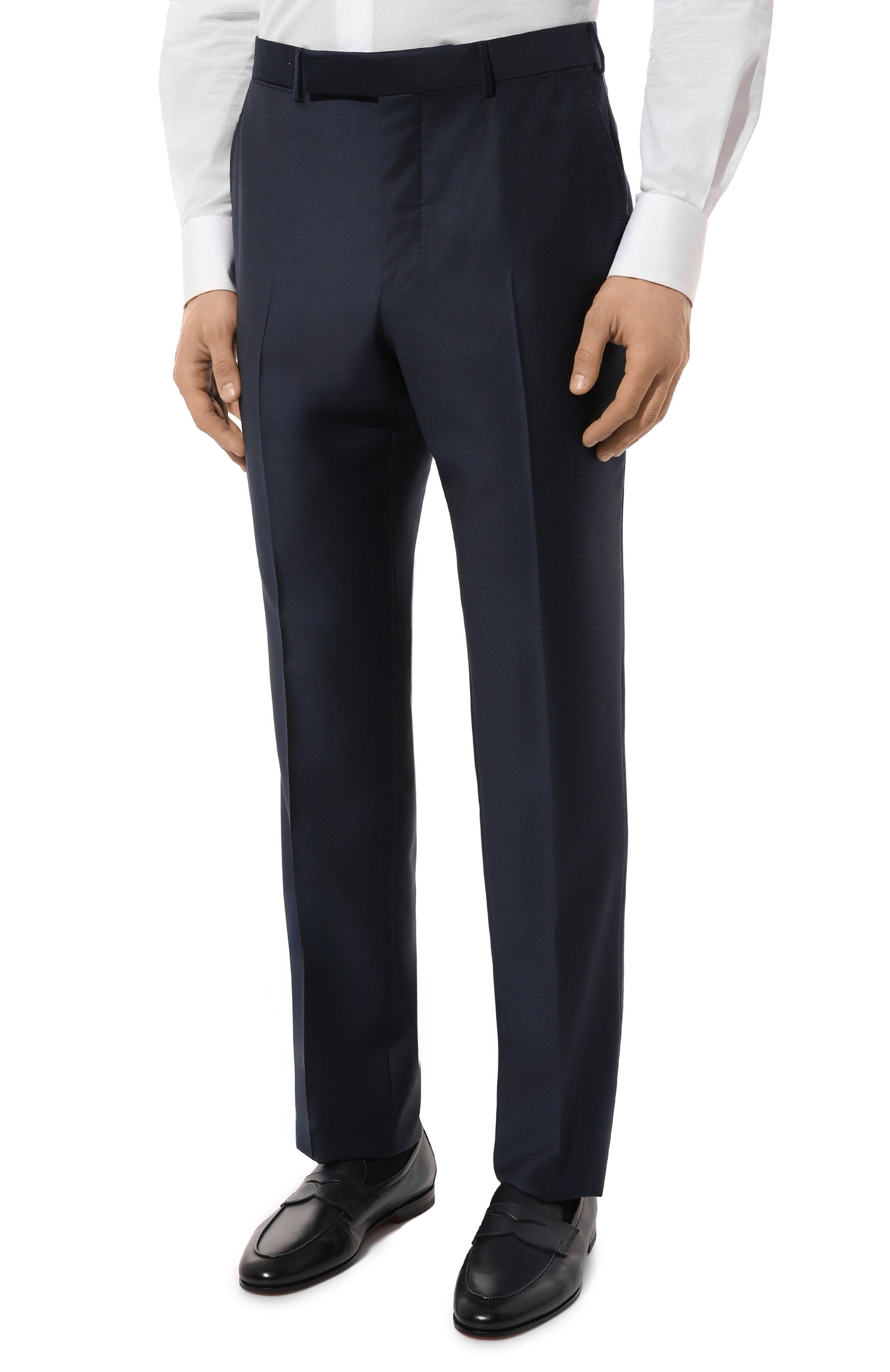 Шерстяные брюки ZEGNA, арт. 726F10A7/75TB12, фото 3