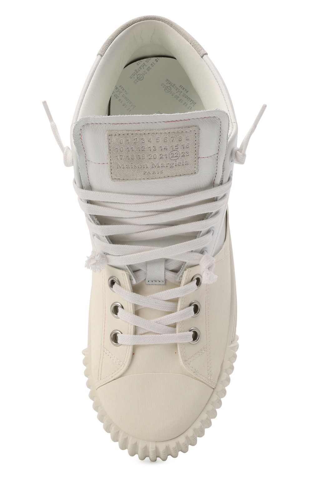 Кожаные кеды evolution MAISON MARGIELA, арт. S97WS0054/P4366, фото 6