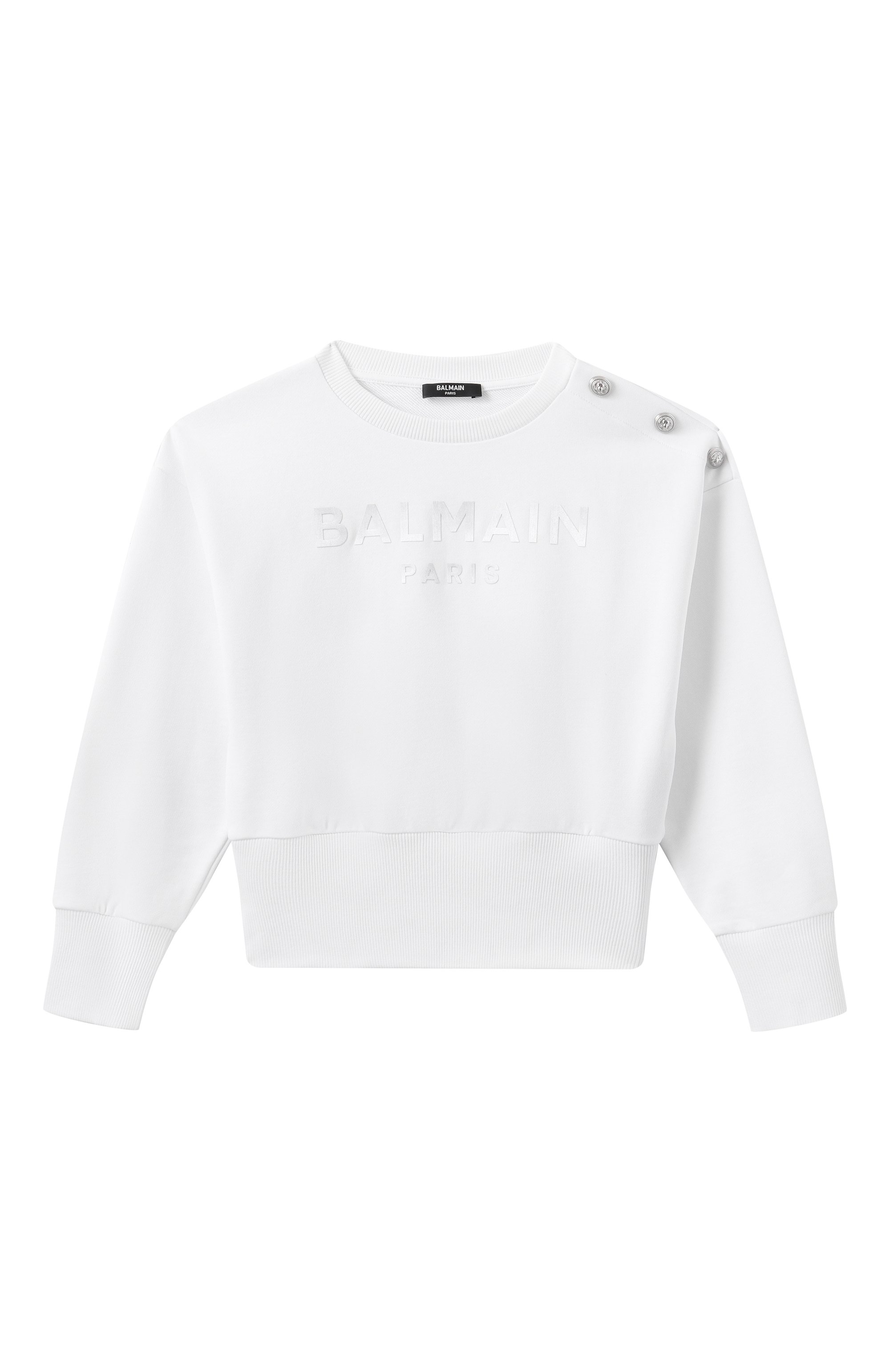 Хлопковый свитшот BALMAIN, арт. BW4A80, фото 1