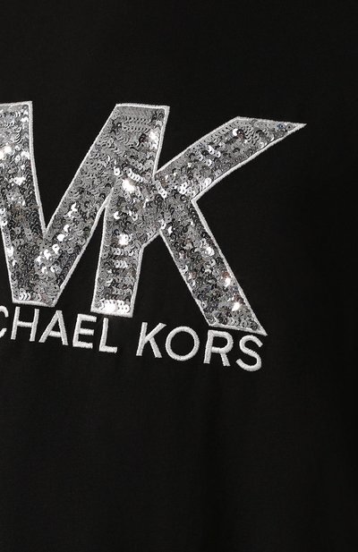 Хлопковая футболка MICHAEL MICHAEL KORS, арт. MH95MCE97J, фото 5