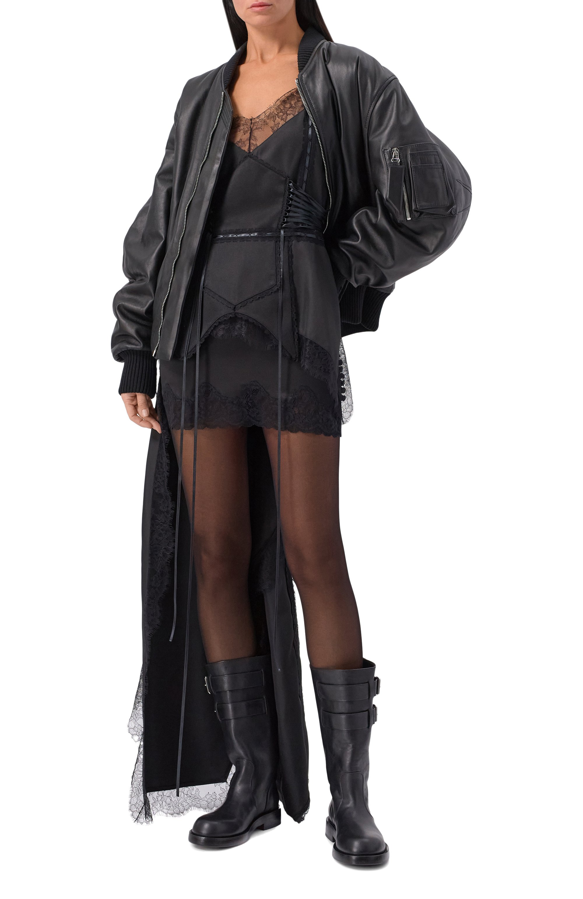 Топ DANIIL ANTSIFEROV черного цвета по цене 55000 руб., арт. DA_1990, фото 2 Топ DANIIL ANTSIFEROV, арт. DA_1990, фото 2