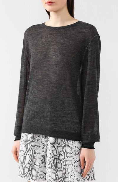 Пуловер ACNE STUDIOS серого цвета по цене 37450 руб., арт. A60055, фото 3 Пуловер ACNE STUDIOS, арт. A60055, фото 3