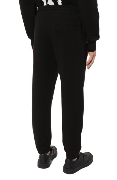 Хлопковые джоггеры HUGO черного цвета по цене 12600 руб., арт. 50494179, фото 4 Хлопковые джоггеры HUGO, арт. 50494179, фото 4