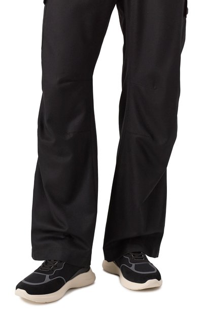 Комбинированные кроссовки FERRAGAMO, арт. 779356, фото 3