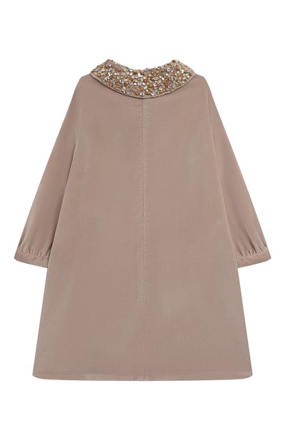 Бархатное платье IL GUFO, арт. A24VL595V0016/2A-4A