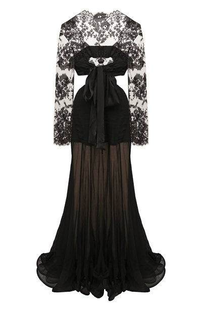 Комбинированное платье ZIMMERMANN, арт. 1491DF241, фото 1