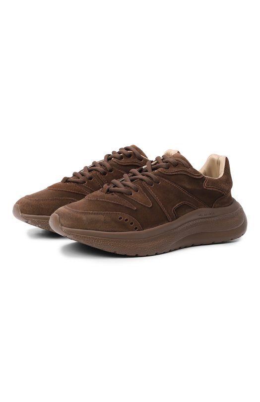 Замшевые кроссовки Mia Casadei 2J918A0201/RNWSH Коричневый 2J918A0201/RNWSH