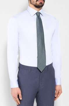 Хлопковая сорочка с воротником кент GIORGIO ARMANI, арт. 8WGCCZMR/TZ262, фото 4