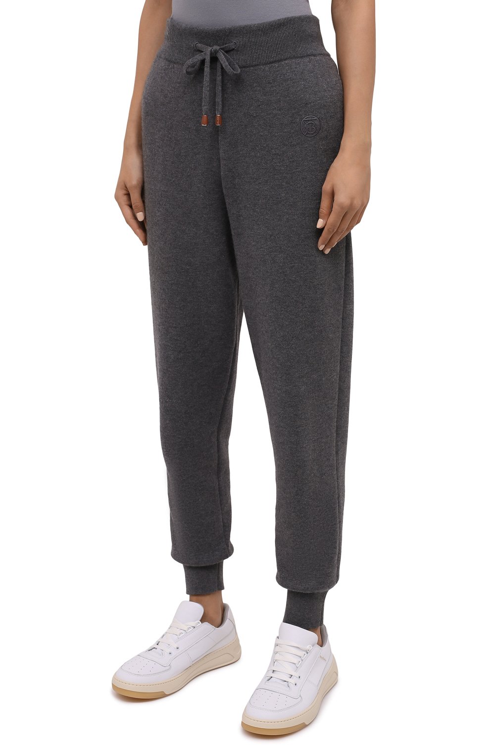 Джоггеры BURBERRY темно-серого цвета по цене 87550 руб., арт. 8044740, фото 3 Джоггеры BURBERRY, арт. 8044740, фото 3