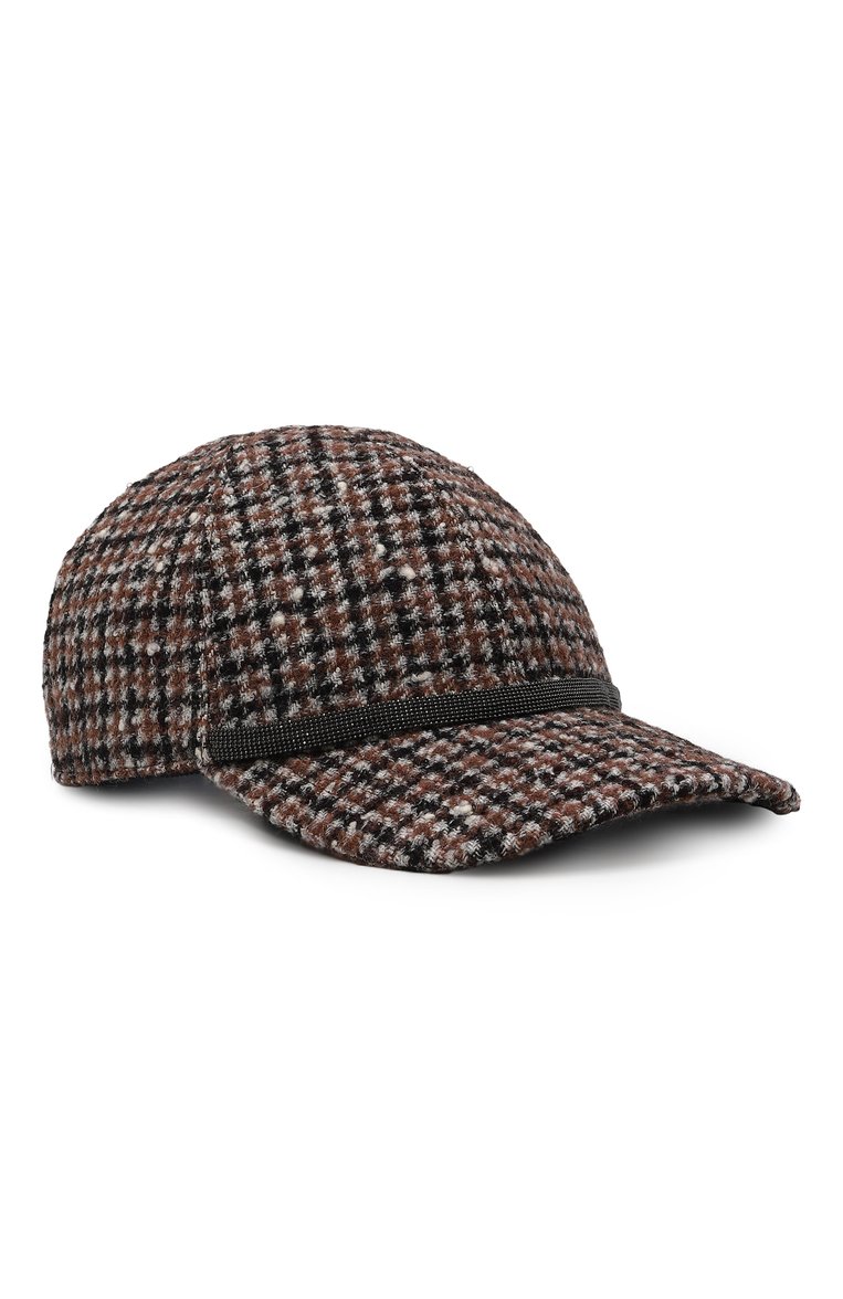 Бейсболка из шерсти и кашемира BRUNELLO CUCINELLI, арт. MCAP91101, фото 1