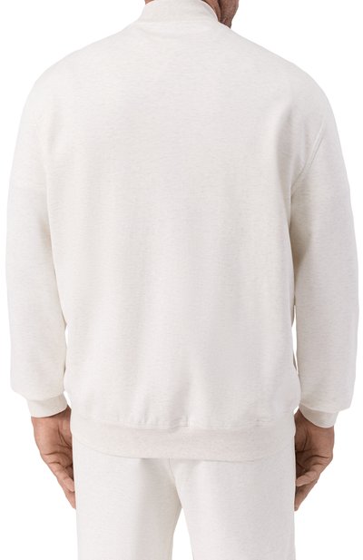 Хлопковая толстовка BRUNELLO CUCINELLI светло-серого цвета по цене 134000 руб., арт. MR8079072G, фото 4 Хлопковая толстовка BRUNELLO CUCINELLI, арт. MR8079072G, фото 4