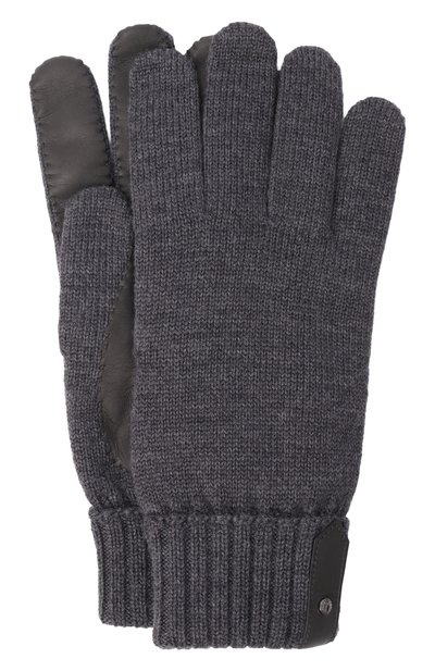 Мужские комбинированные перчатки CANALI, арт. GUA01/ZC00049