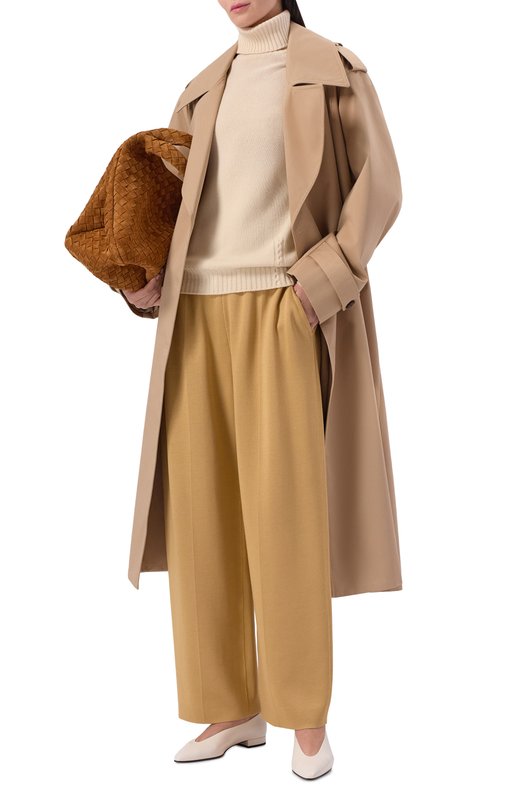 Кашемировый свитер Loro Piana FAL2011 Кремовый  FAL2011 Фото 2