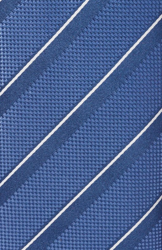 Шелковый галстук BOSS 50562057 Синий  50562057 Фото 4