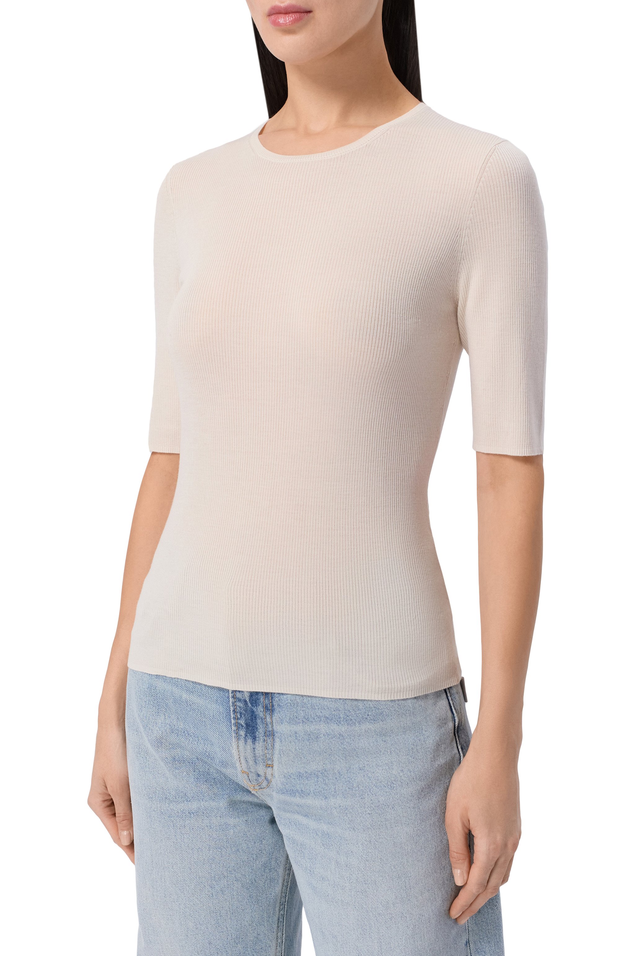 Пуловер из шерсти и шелка 12 STOREEZ, арт. 135424, фото 3