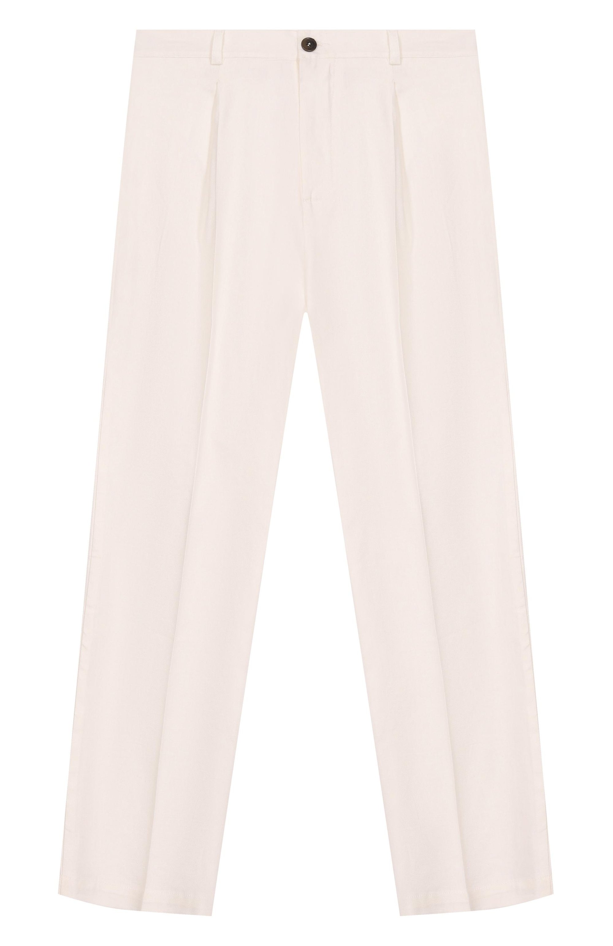 Брюки из вискозы и льна PAOLO PECORA MILANO, арт. PP4239, фото 1