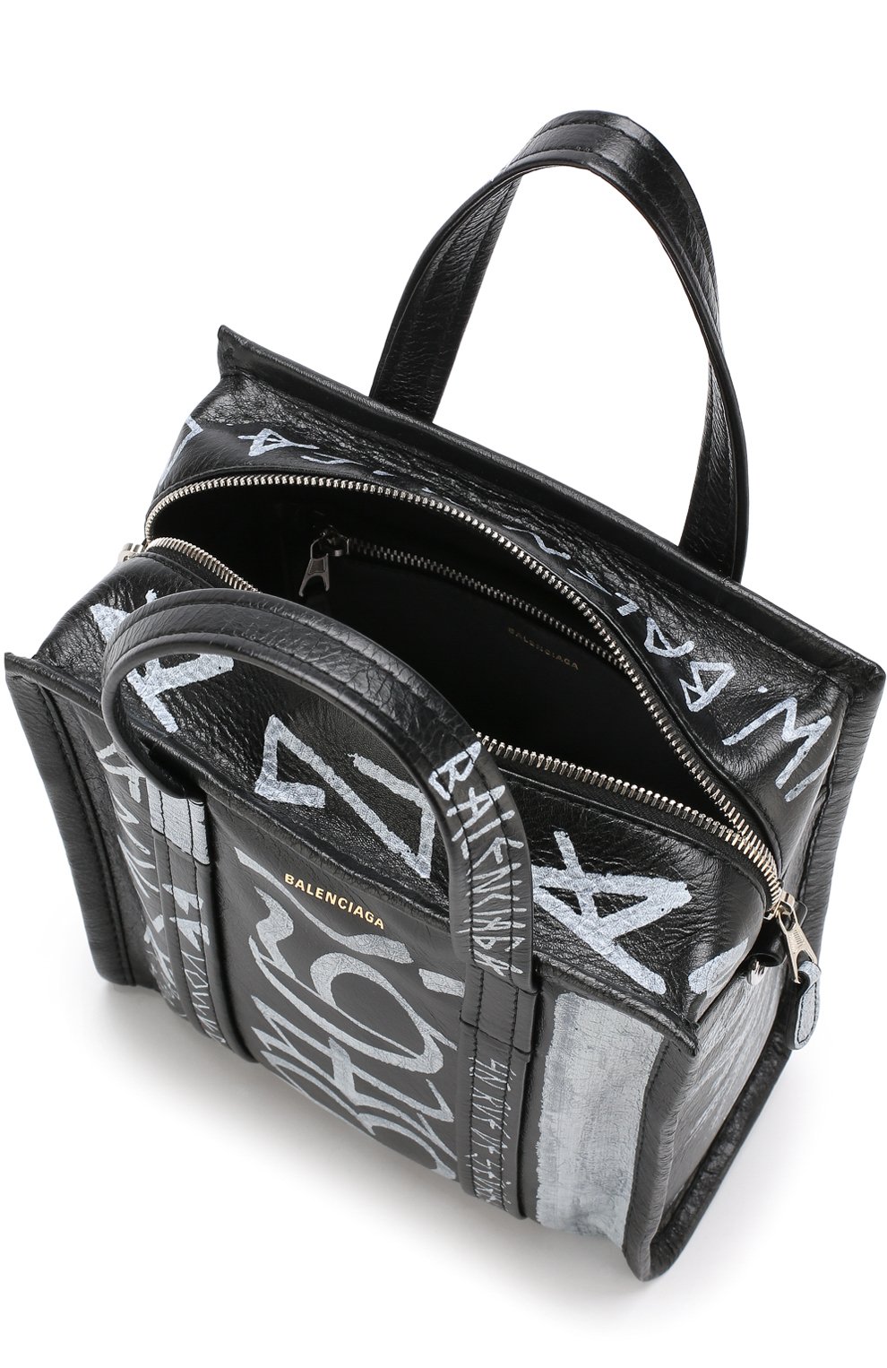 Сумка graffiti bazar shopper xs BALENCIAGA, арт. 513989/0FE0N, фото 4
