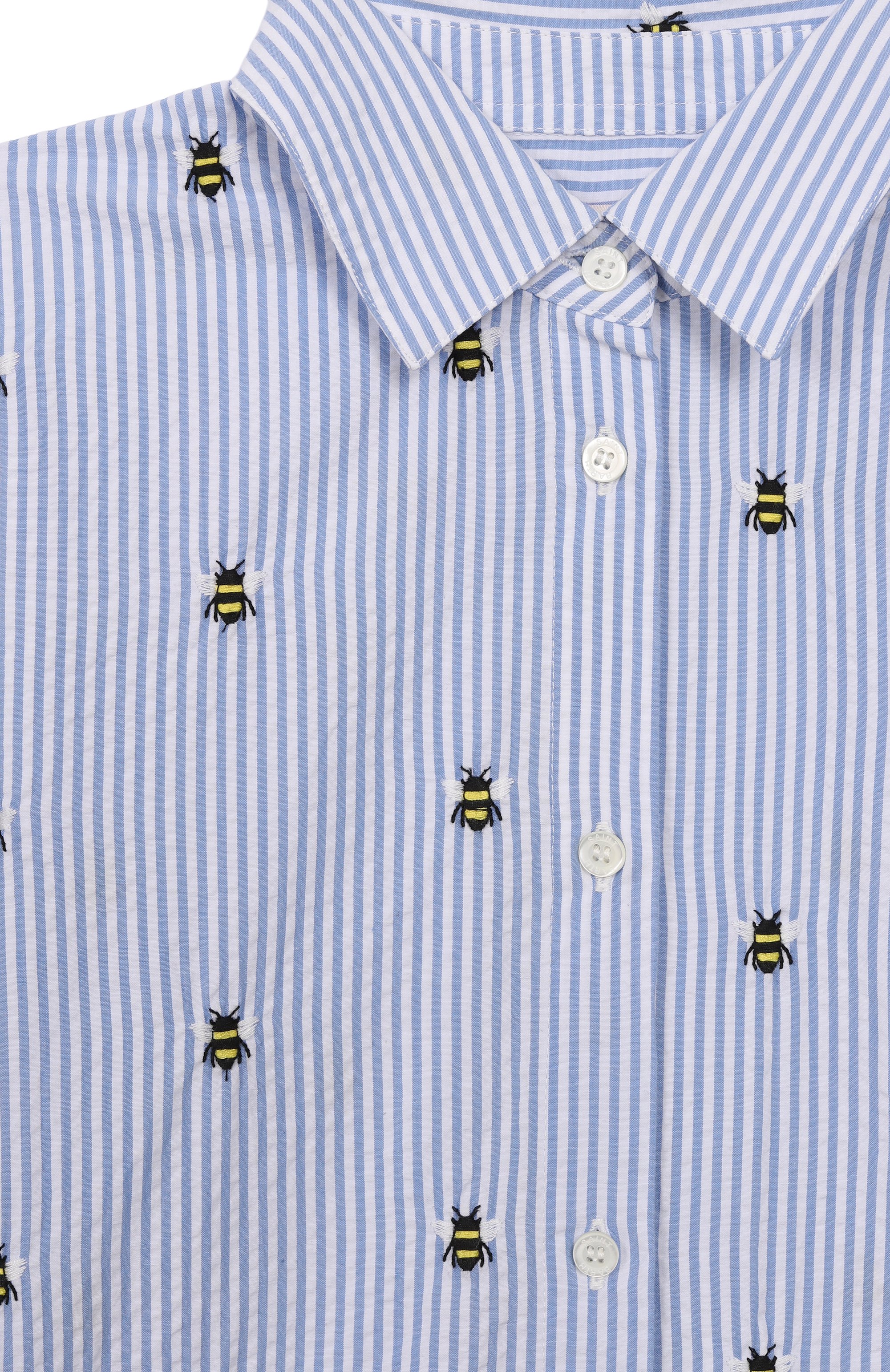 Хлопковая рубашка MC2 SAINT BARTH, арт. STBK MINI BRIGITTE/BRIG003/01921F, фото 3