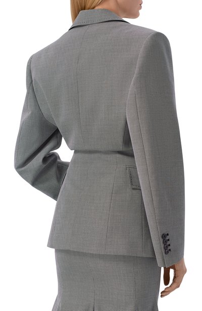 Жакет из шерсти и хлопка THE ATTICO, арт. 260WCG00093/WWC002AA, фото 4