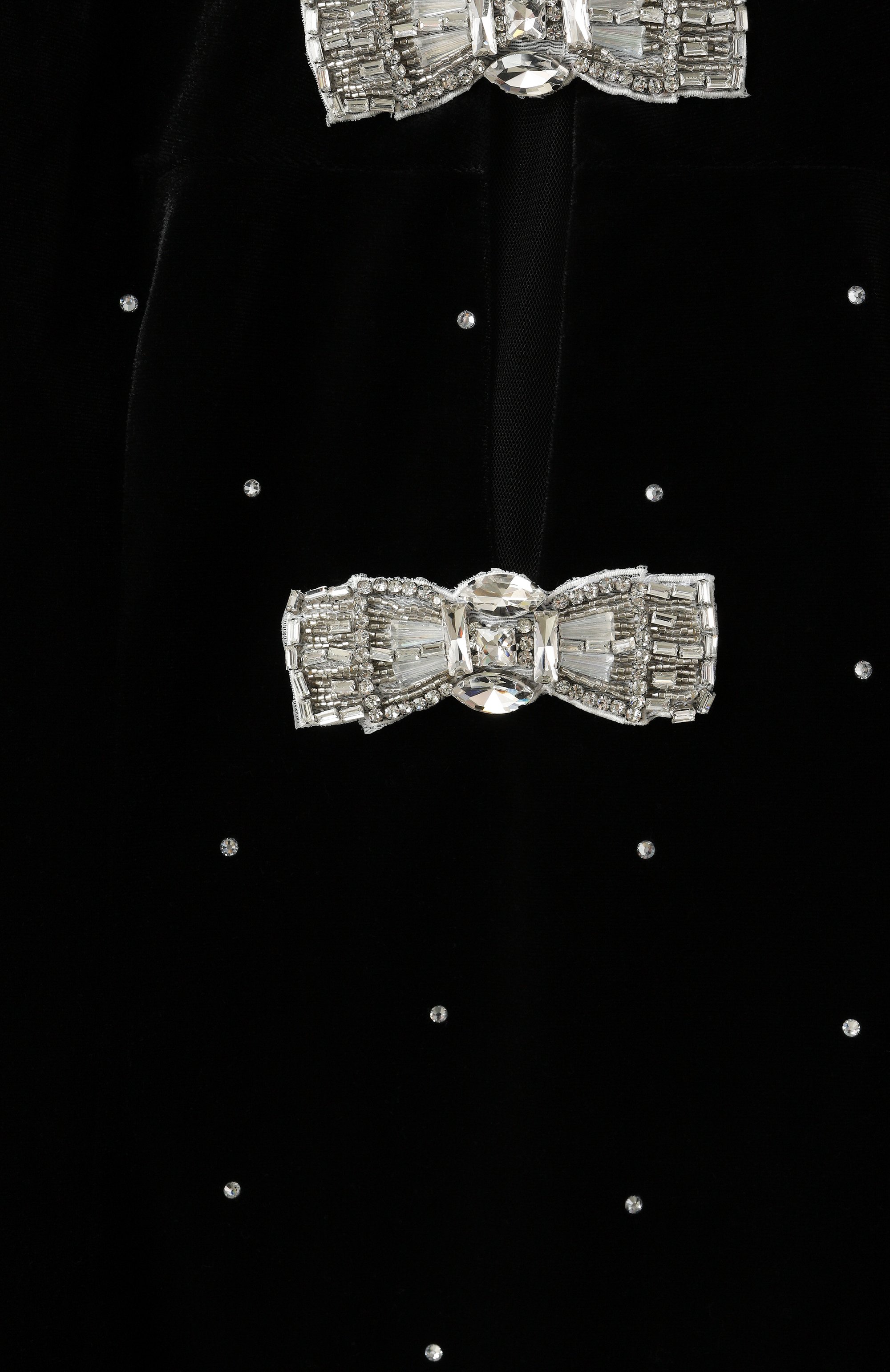 Бархатное платье с отделкой стразами BOTROIS, арт. SKU5114154362, фото 6