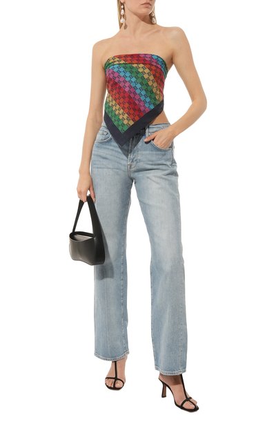 Хлопковый платок GUCCI, арт. 662781 3G101, фото 2