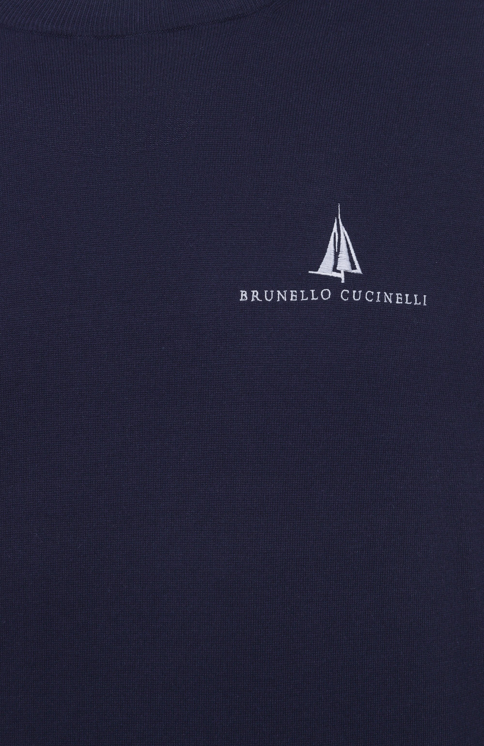 Хлопковый джемпер BRUNELLO CUCINELLI, арт. M29805800P, фото 6