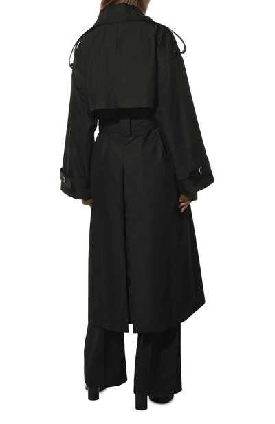 Двубортный тренч  LESYANEBO, арт. FW22/H-465/LT, фото 4
