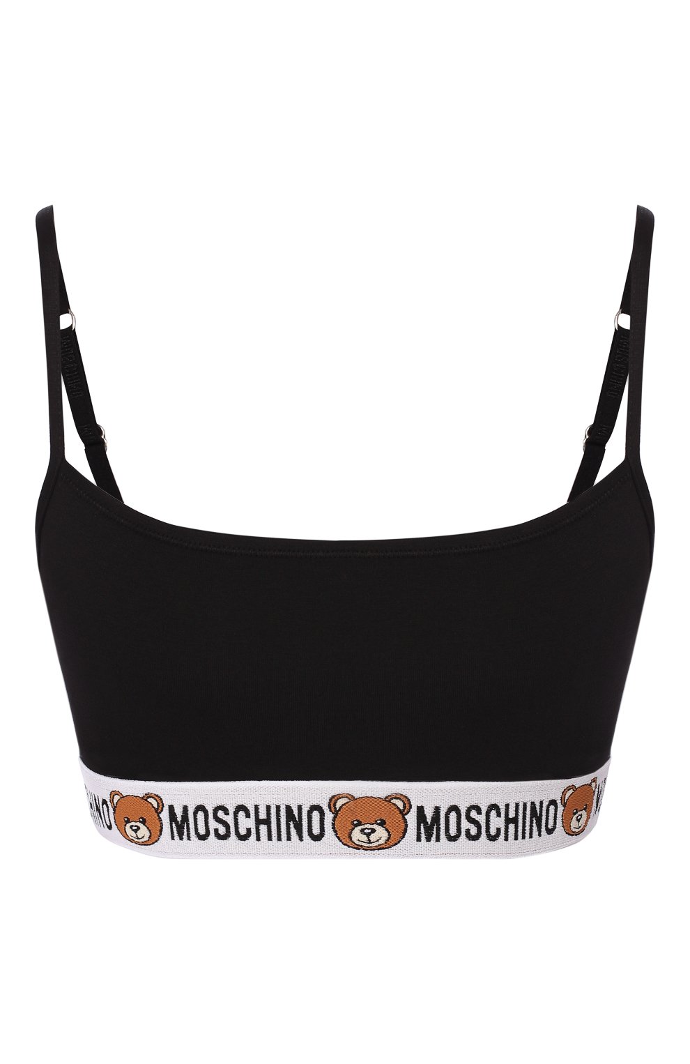 Бра-топ MOSCHINO черного цвета по цене 9265 руб., арт. A4606/9003, фото 1 Бра-топ MOSCHINO, арт. A4606/9003, фото 1