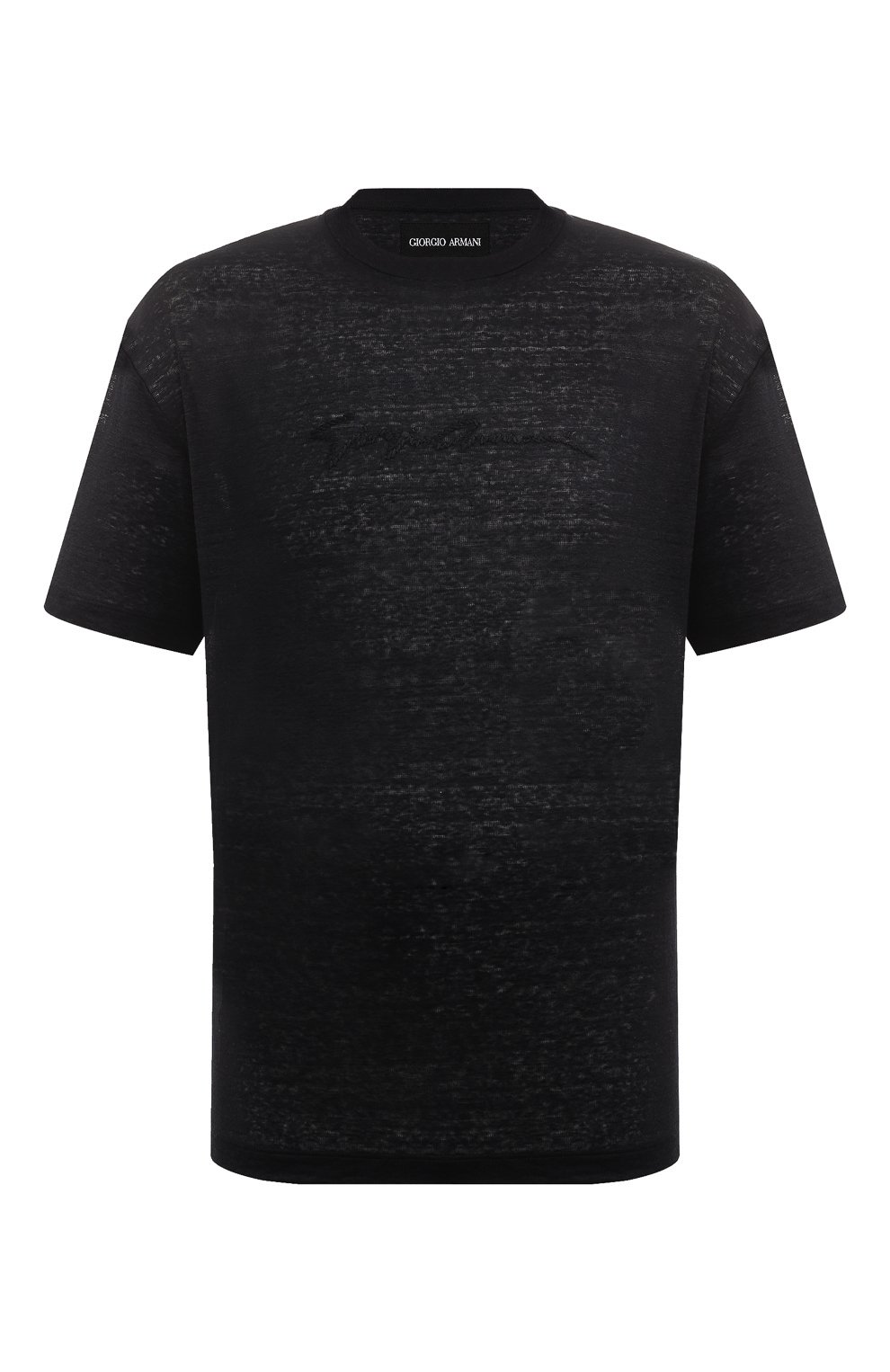 Льняная футболка GIORGIO ARMANI, арт. 3DSM73/SJDJZ, фото 1