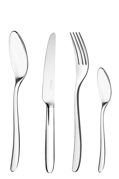 Набор столовых приборов mood из 24 предметов CHRISTOFLE серебряного цвета по цене 275000 руб., арт. 00065299, фото 4 Набор столовых приборов mood из 24 предметов CHRISTOFLE, арт. 00065299, фото 4