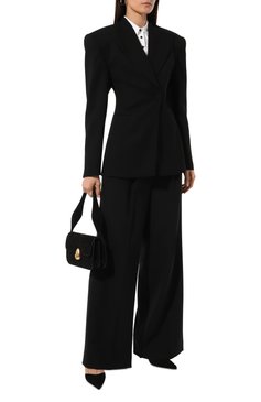 Женское хлопковое поло DOLCE & GABBANA белого цвета, арт. F8V04Z/GDCH5 | Фото 2 (Материал внешний: Хлопок; Рукава: Короткие; Длина (для топов): Стандартные; Стили: Классический)