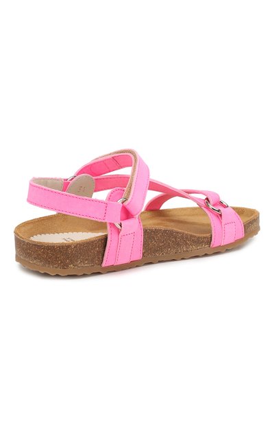 Кожаные сандалии IL GUFO, арт. G568/NABUK FLU0/31-34, фото 3