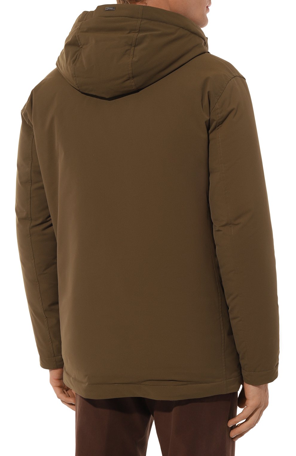 Пуховик с отделкой из койота HERNO, арт. PI000940U/12343, фото 7