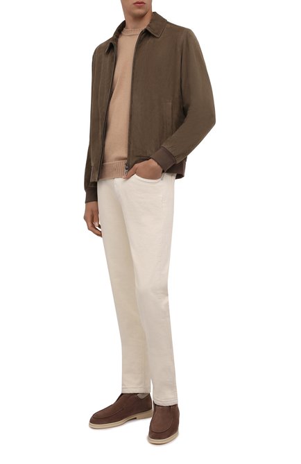 Мужские замшевые ботинки open wintery walk LORO PIANA, арт. FAL9979