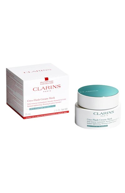 Криомаска для лица с эффектом лифтинга cryo-flash cream mask (75ml) CLARINS бесцветного цвета по цене 7800 руб., арт. 80095401, фото 5 Криомаска для лица с эффектом лифтинга cryo-flash cream mask (75ml) CLARINS, арт. 80095401, фото 5